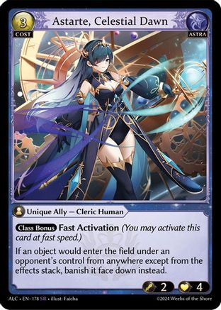 Astarte, Celestial Dawn (178) -  Super Rare