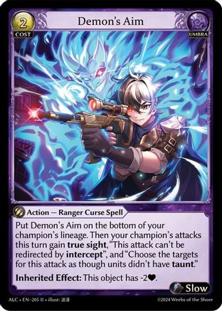 Demon's Aim (205) -  Rare