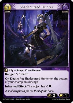 Shadecursed Hunter (211) -  Rare