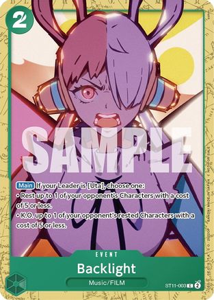 Backlight (Starter Deck 11: Uta Deck Battle) (ST11-003)  -  Common