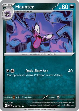 Haunter - 056/091 - Common - Reverse Holofoil