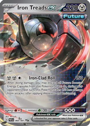 Iron Treads ex - 066/091 - Double Rare - Holofoil