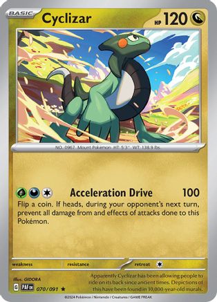 Cyclizar - 070/091 - Rare - Holofoil