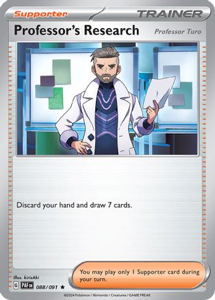 Recherche du Professeur - 088/091 - Rare - Holofoil
