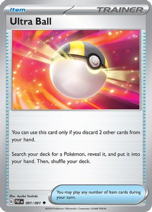 Ultra Ball - 091/091 - Uncommon - Reverse Holofoil