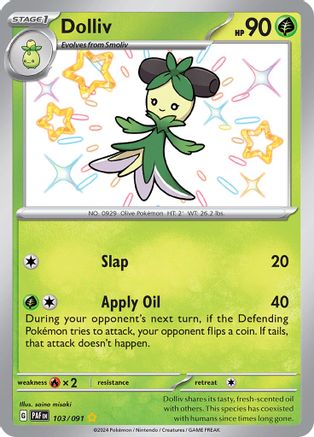 Dolliv - 103/091 - Shiny Rare - Holofoil