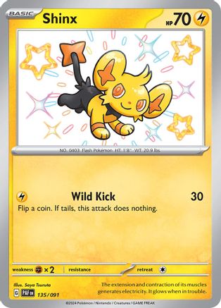 Lixy - 135/091 - Shiny Rare - Holofoil