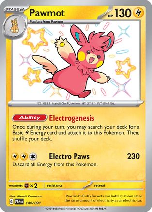 Pawmot - 144/091 - Shiny Rare - Holofoil