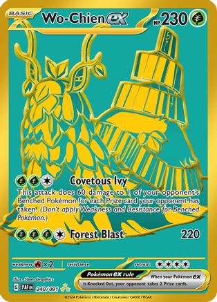Wo-Chien ex - 240/091 - Hyper Rare - Holofoil