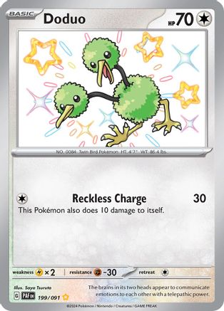 Doduo - 199/091 - Shiny Rare - Holofoil