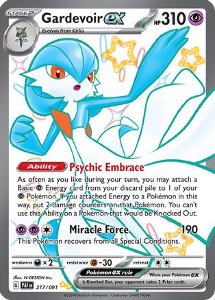 Gardevoir ex - 217/091 - Ultra Rare chromatique - Holofoil
