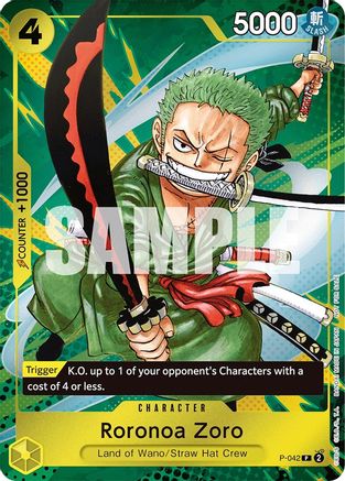 Roronoa Zoro (Event Pack Vol. 3) (P-042) - Promo