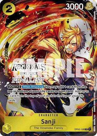 Sanji (Championnat Régional 2024) [Finaliste] (OP03-102) - Rare