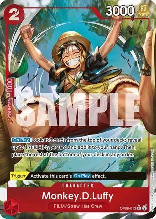Monkey.D.Luffy (Alternate Art) (OP06-013) - Rare
