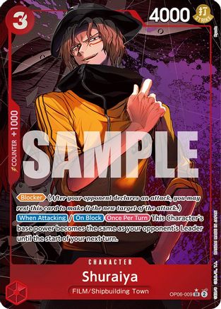 Shuraiya (Alternate Art) (OP06-009) - Super Rare
