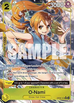 O-Nami (Alternate Art) (OP06-101) - Rare