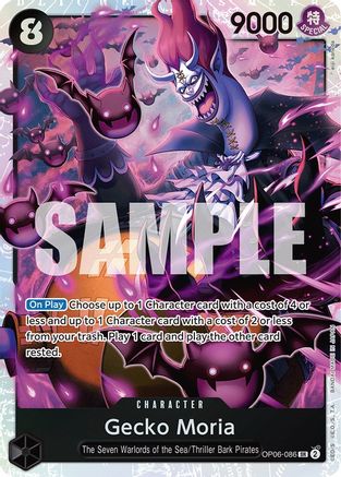 Gecko Moria (086) (OP06-086) - Super Rare