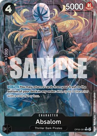 Absalom (Alternate Art) (OP06-081) - Rare