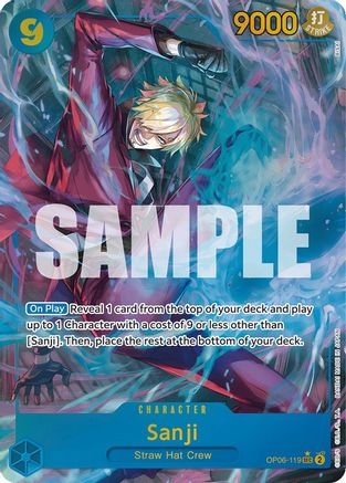Sanji (Alternate Art) (OP06-119) - Secret Rare