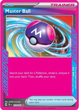Master Ball - 153/162 - ACE SPEC Rare - Holofoil