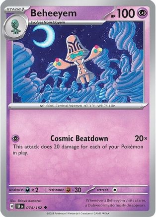 Beheeyem - 074/162 - Uncommon - Reverse Holofoil