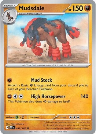 Mudsdale - 092/162 - Peu commune - Holofoil inversé