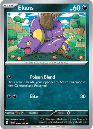 Ekans - 100/162 - Common - Normal