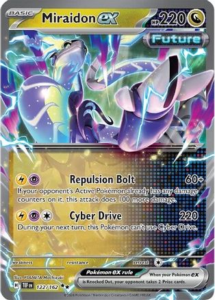 Miraidon ex - 122/162 - Double Rare - Holofoil