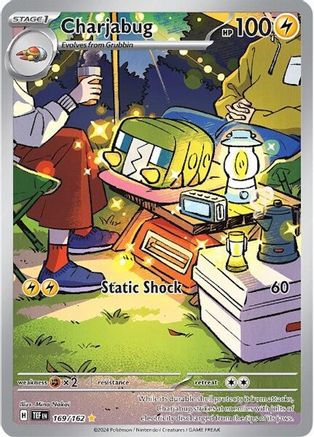 Charjabug - 169/162  - Illustration Rare - Holofoil