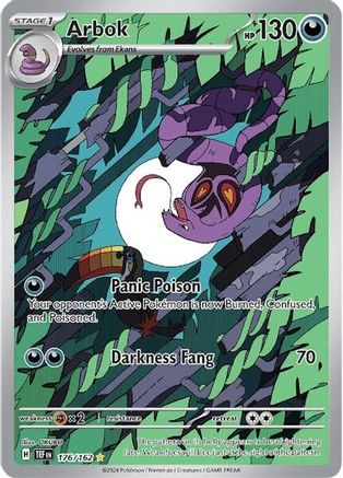 Arbok - 176/162  - Illustration Rare - Holofoil