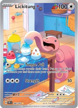 Lickitung - 180/162  - Illustration Rare - Holofoil
