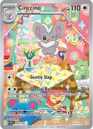 Cinccino - 183/162  - Illustration Rare - Holofoil