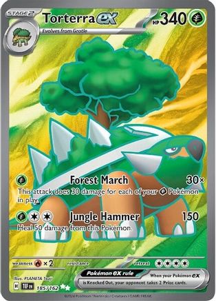 Torterra ex - 185/162  - Ultra Rare - Holofoil