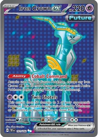 Iron Crown ex - 191/162  - Ultra Rare - Holofoil