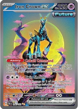 Iron Crown ex - 206/162  - Special Illustration Rare - Holofoil