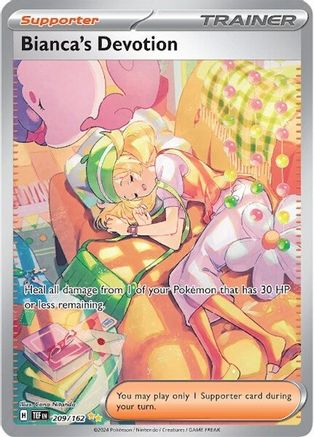 Bianca's Devotion - 209/162  - Special Illustration Rare - Holofoil