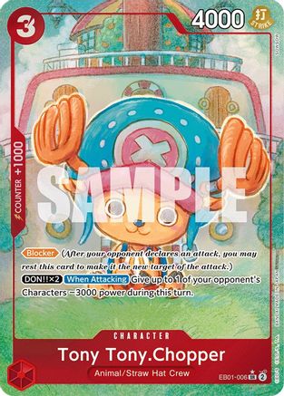 Tony Tony.Chopper (Alternate Art) (EB01-006) - Super Rare