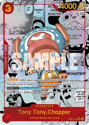 Tony Tony.Chopper (Alternate Art) (Manga) (EB01-006) - Super Rare