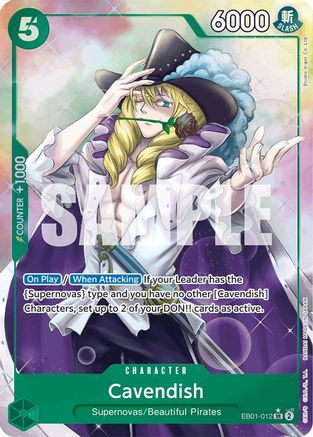 Cavendish (Alternate Art) (EB01-012) - Super Rare