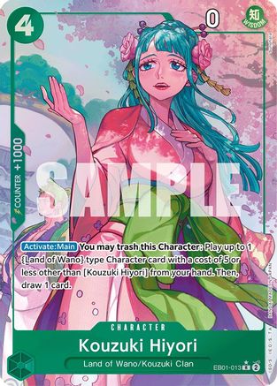 Kouzuki Hiyori (Alternate Art) (EB01-013) - Rare