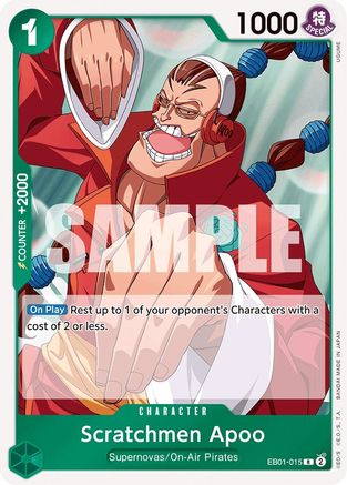 Scratchmen Apoo (EB01-015) - Rare
