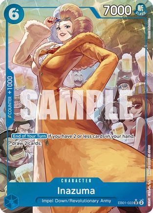Inazuma (Alternate Art) (EB01-022) - Super Rare