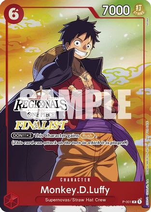 Monkey.D.Luffy (001) (Offline Regional 2024 Vol. 2) [Finalist] (P-001)  -  Promo