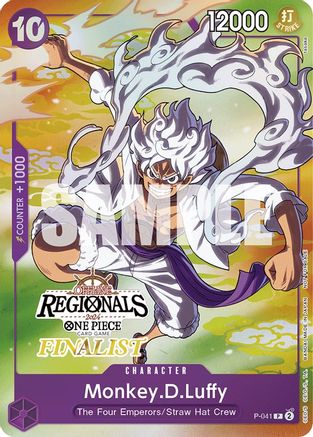 Monkey.D.Luffy (041) (Offline Regional 2024 Vol. 2) [Finalist] (P-041)  -  Promo