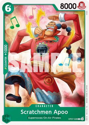 Scratchmen Apoo (OP07-028) - Courante