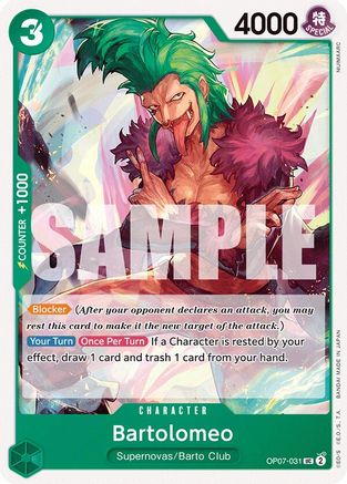 Bartolomeo (OP07-031) - Peu commun