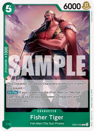 Fisher Tiger (OP07-032) - Rare