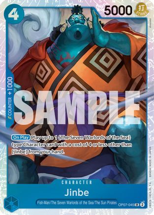 Jinbe (045) (OP07-045) - Super Rare