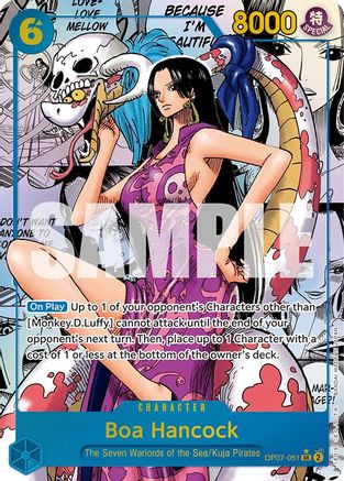 Boa Hancock (051) (Parallel) (Manga) (OP07-051) - Super Rare