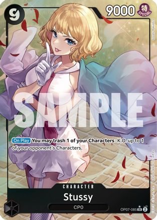 Stussy (Parallel) (OP07-085) - Super Rare